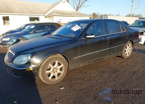 2003 Mercedes-Benz S 430 z USA, uszkodzony, nr VIN WDBNG70J13A380899